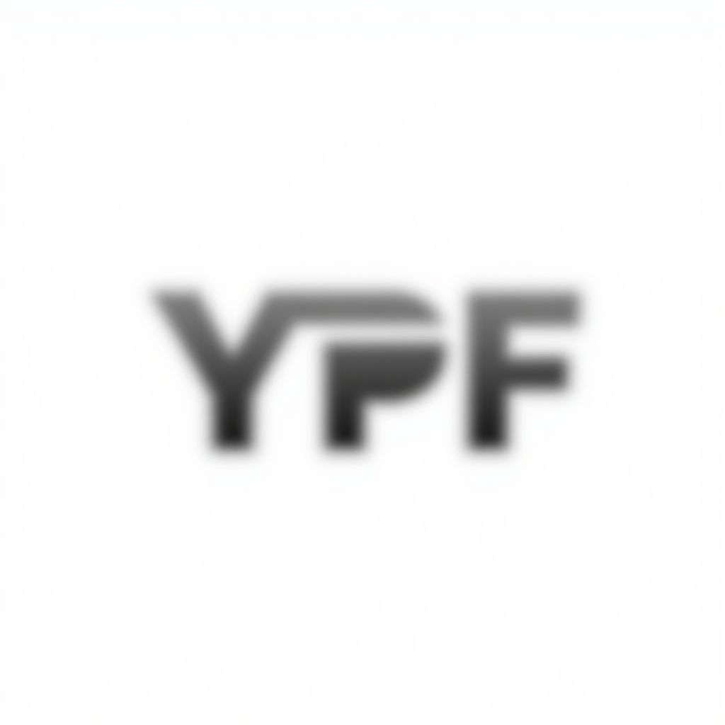 Logo YPF blanco
