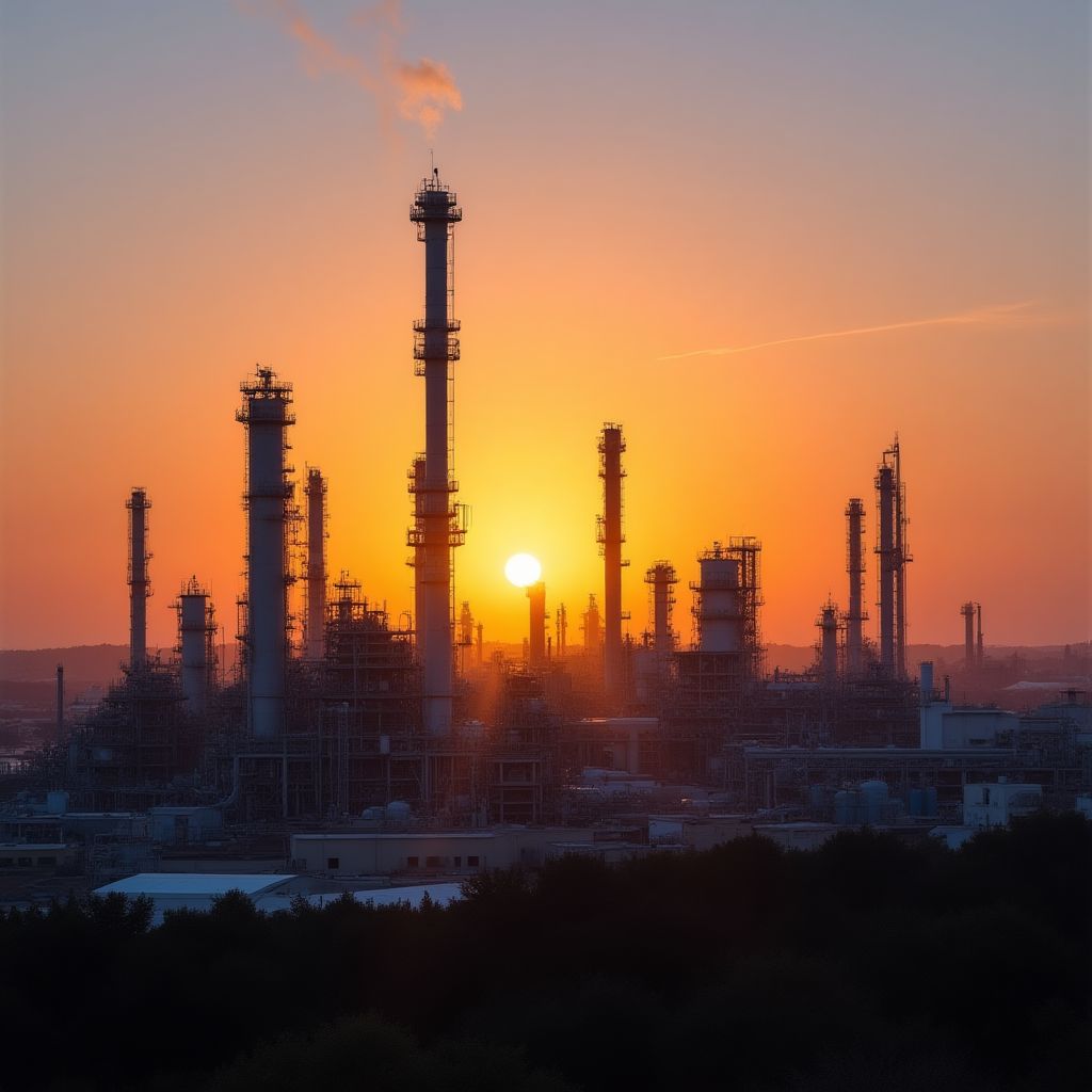 Refinería YPF en Argentina